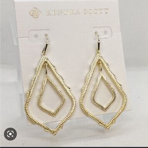 Kendra Scott gold simon drop earrings